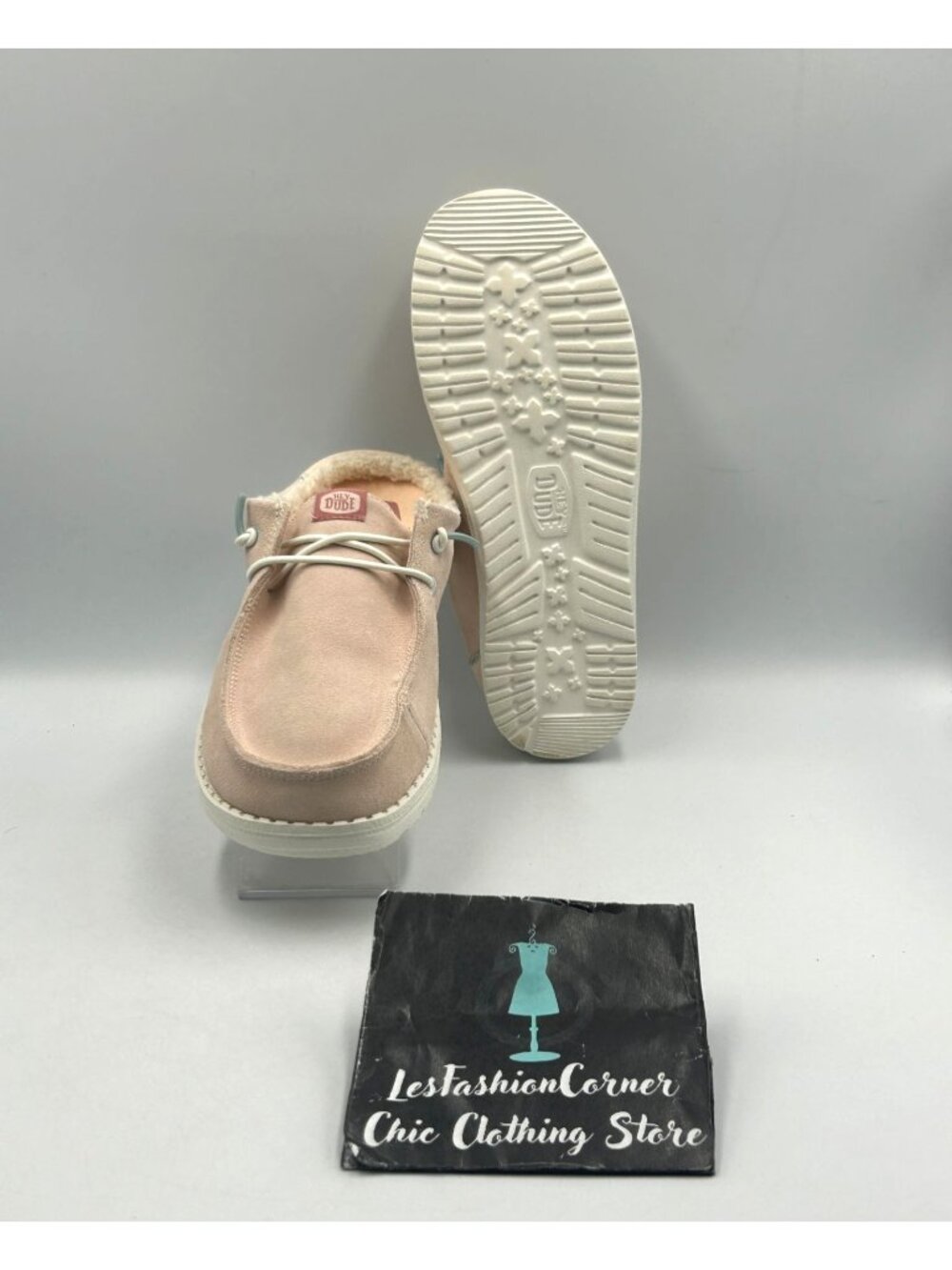 Hey Dude Women's Blush Pink Wendy Slip Warmth Slip-On Shoes Size 7 3564 - Picture 4 of 16